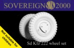 S2KA007 - Sd Kfz 222 wheel set